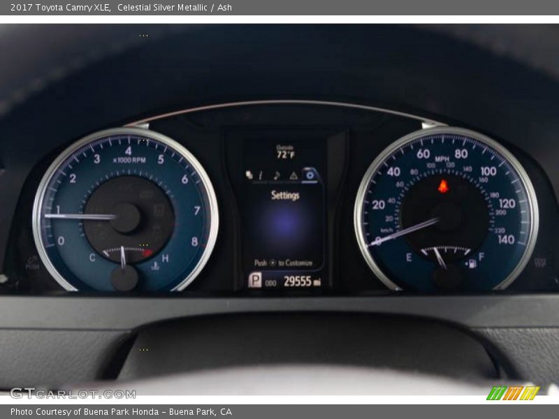 Celestial Silver Metallic / Ash 2017 Toyota Camry XLE