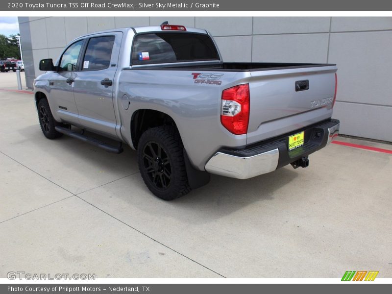 Silver Sky Metallic / Graphite 2020 Toyota Tundra TSS Off Road CrewMax