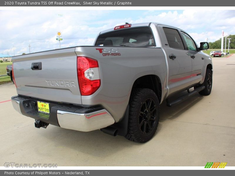 Silver Sky Metallic / Graphite 2020 Toyota Tundra TSS Off Road CrewMax