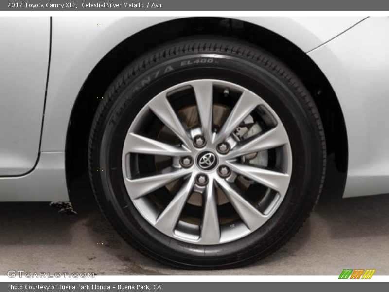 Celestial Silver Metallic / Ash 2017 Toyota Camry XLE