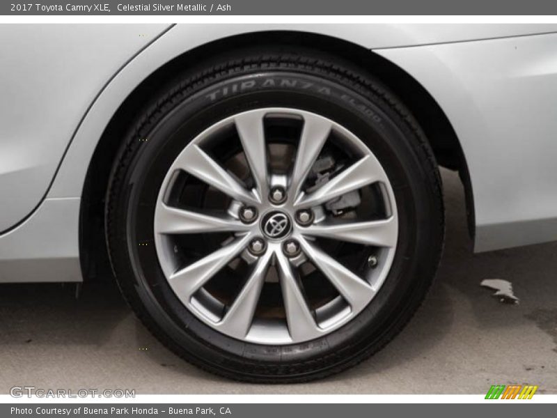 Celestial Silver Metallic / Ash 2017 Toyota Camry XLE