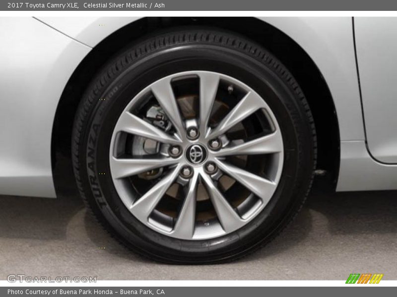 Celestial Silver Metallic / Ash 2017 Toyota Camry XLE