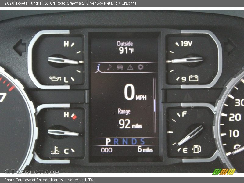 Silver Sky Metallic / Graphite 2020 Toyota Tundra TSS Off Road CrewMax