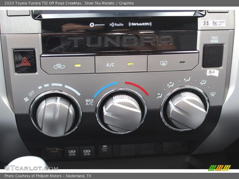 Silver Sky Metallic / Graphite 2020 Toyota Tundra TSS Off Road CrewMax