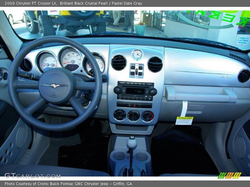 Brilliant Black Crystal Pearl / Pastel Slate Gray 2009 Chrysler PT Cruiser LX