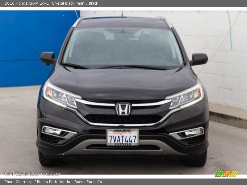 Crystal Black Pearl / Black 2016 Honda CR-V EX-L