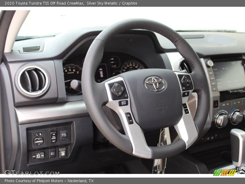 Silver Sky Metallic / Graphite 2020 Toyota Tundra TSS Off Road CrewMax