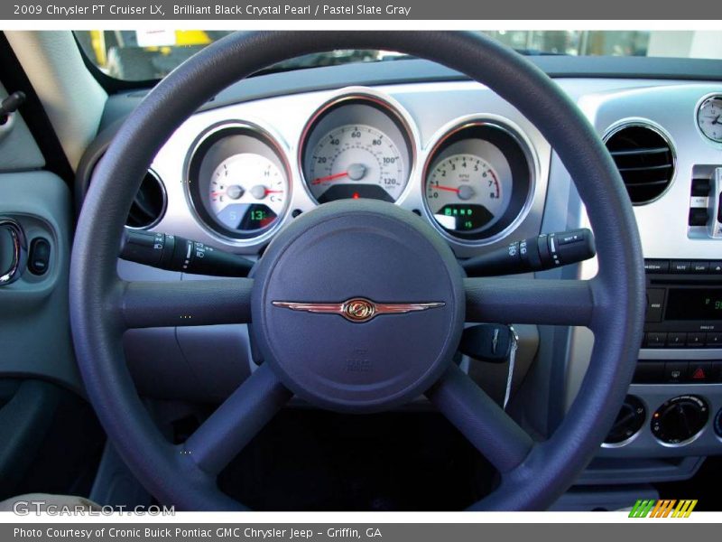 Brilliant Black Crystal Pearl / Pastel Slate Gray 2009 Chrysler PT Cruiser LX