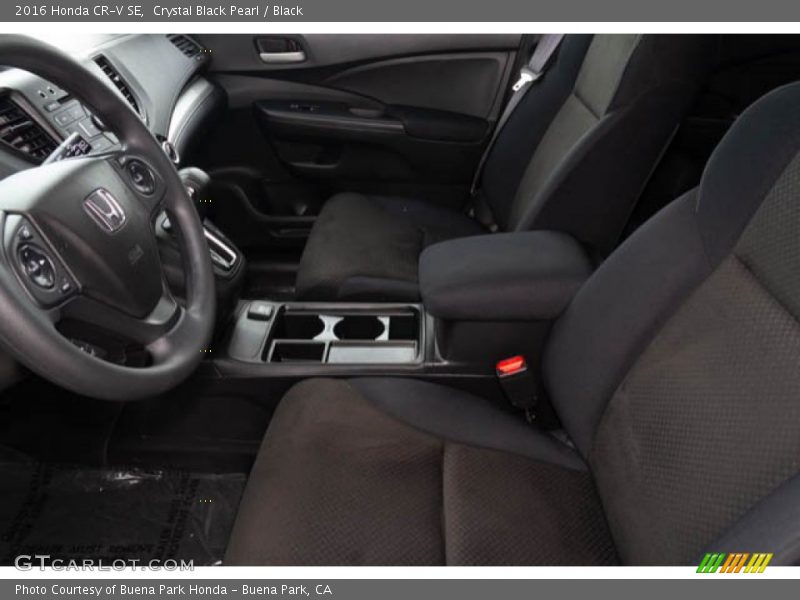Crystal Black Pearl / Black 2016 Honda CR-V SE