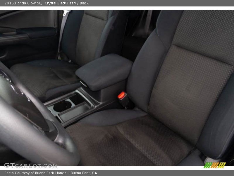Crystal Black Pearl / Black 2016 Honda CR-V SE