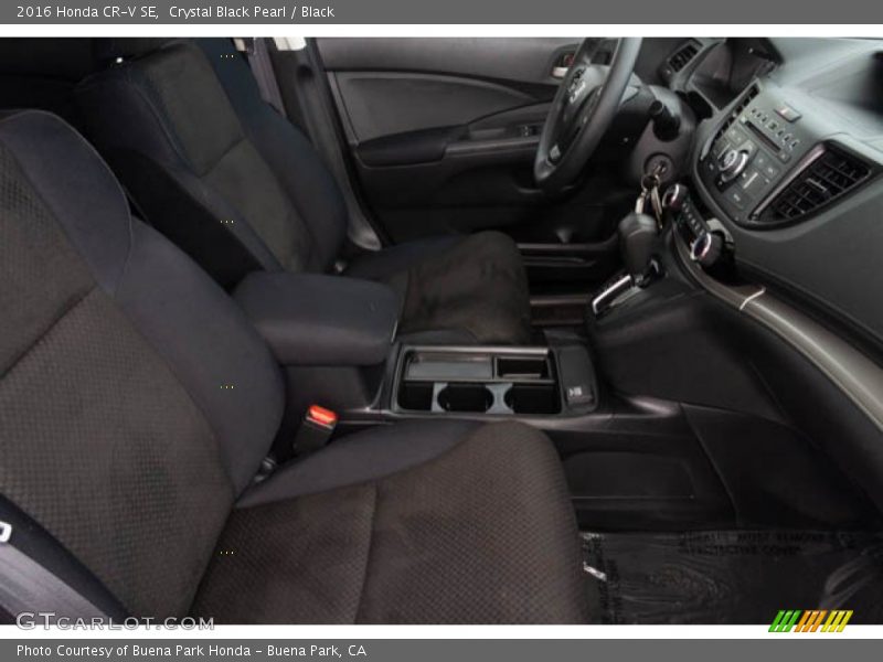 Crystal Black Pearl / Black 2016 Honda CR-V SE