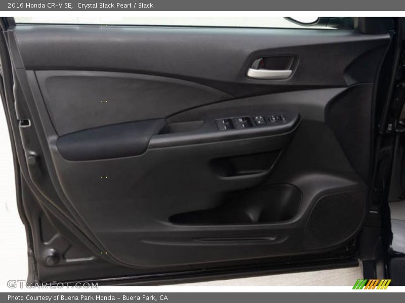 Crystal Black Pearl / Black 2016 Honda CR-V SE