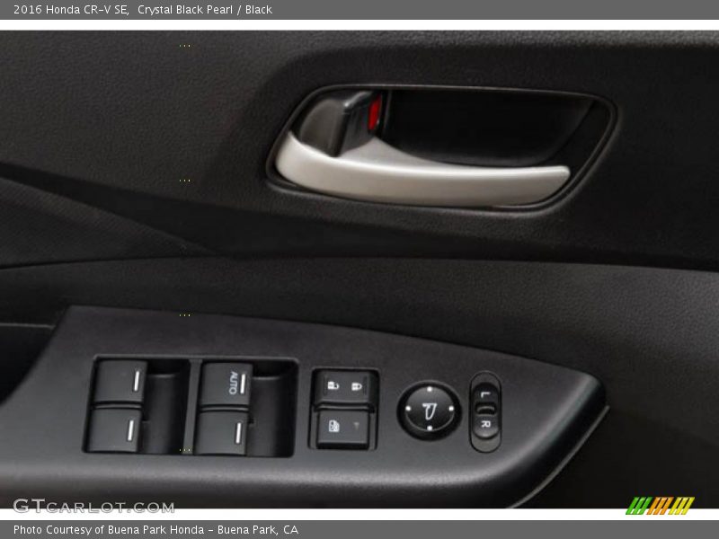 Crystal Black Pearl / Black 2016 Honda CR-V SE