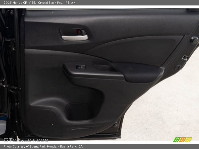 Crystal Black Pearl / Black 2016 Honda CR-V SE
