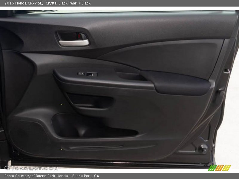 Crystal Black Pearl / Black 2016 Honda CR-V SE
