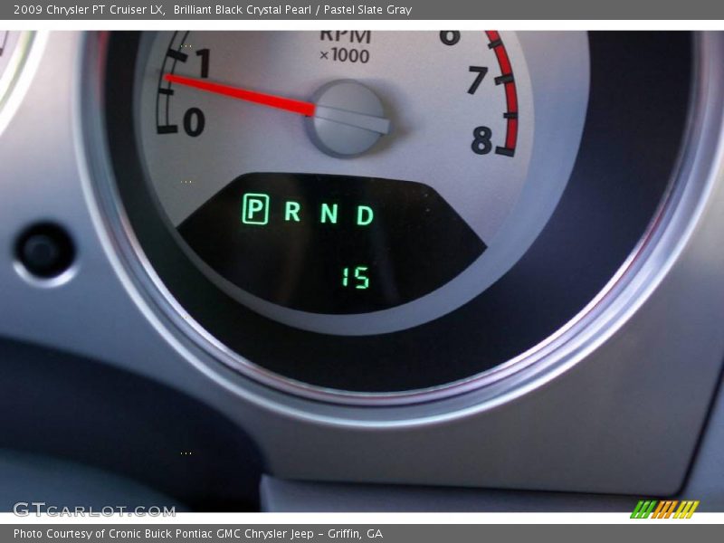 Brilliant Black Crystal Pearl / Pastel Slate Gray 2009 Chrysler PT Cruiser LX