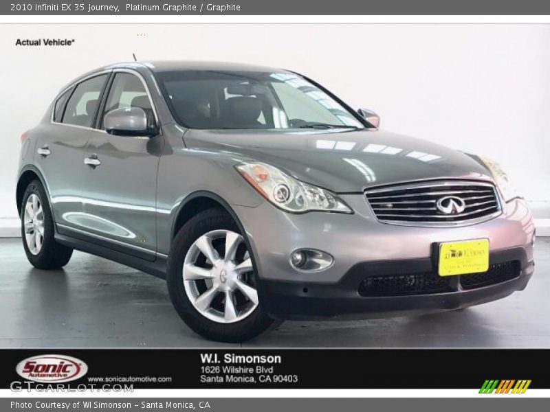Platinum Graphite / Graphite 2010 Infiniti EX 35 Journey