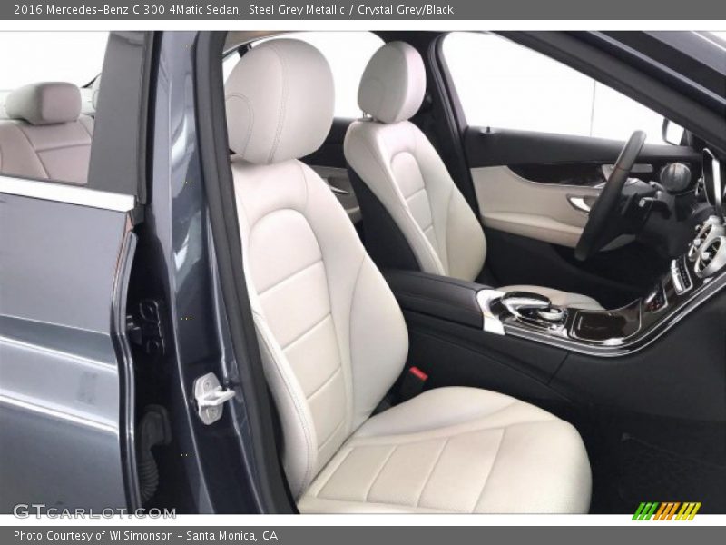 Steel Grey Metallic / Crystal Grey/Black 2016 Mercedes-Benz C 300 4Matic Sedan