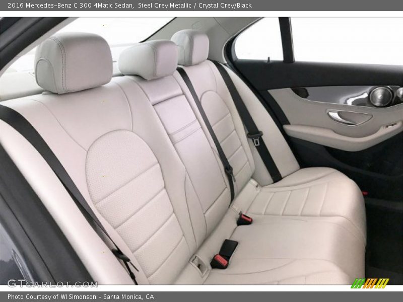 Steel Grey Metallic / Crystal Grey/Black 2016 Mercedes-Benz C 300 4Matic Sedan