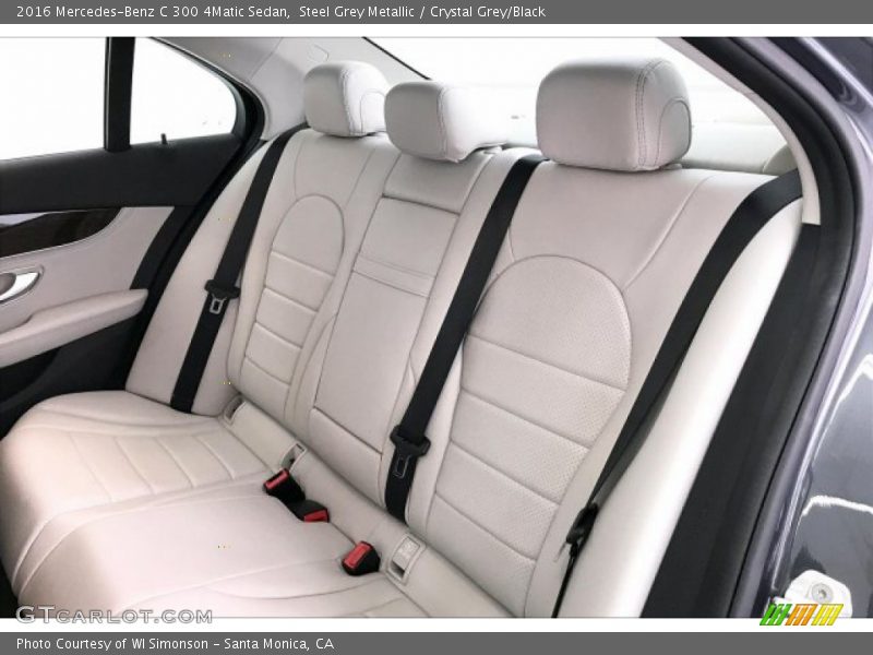 Steel Grey Metallic / Crystal Grey/Black 2016 Mercedes-Benz C 300 4Matic Sedan