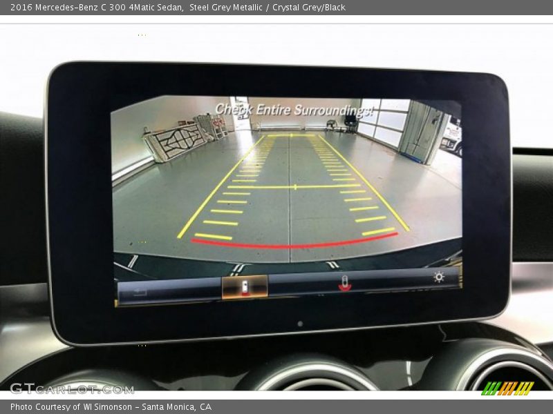 Steel Grey Metallic / Crystal Grey/Black 2016 Mercedes-Benz C 300 4Matic Sedan