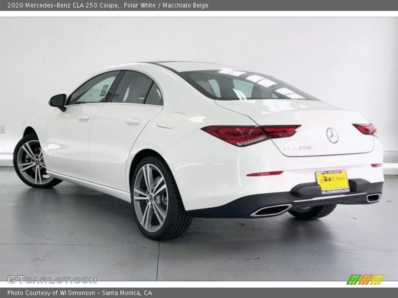 Polar White / Macchiato Beige 2020 Mercedes-Benz CLA 250 Coupe