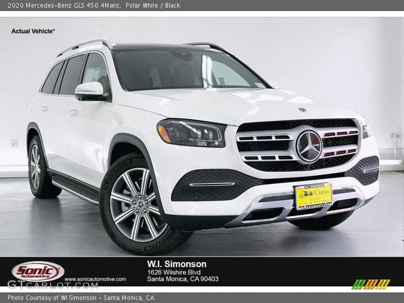 Polar White / Black 2020 Mercedes-Benz GLS 450 4Matic