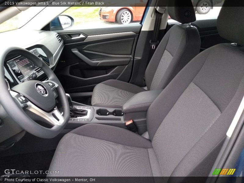 Blue Silk Metallic / Titan Black 2019 Volkswagen Jetta S