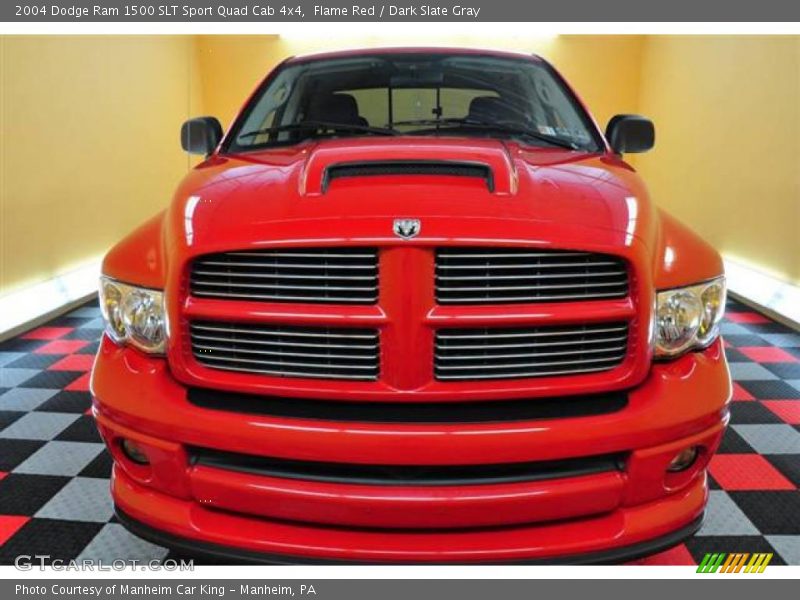 Flame Red / Dark Slate Gray 2004 Dodge Ram 1500 SLT Sport Quad Cab 4x4