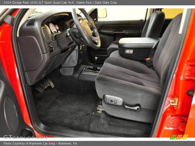 Flame Red / Dark Slate Gray 2004 Dodge Ram 1500 SLT Sport Quad Cab 4x4