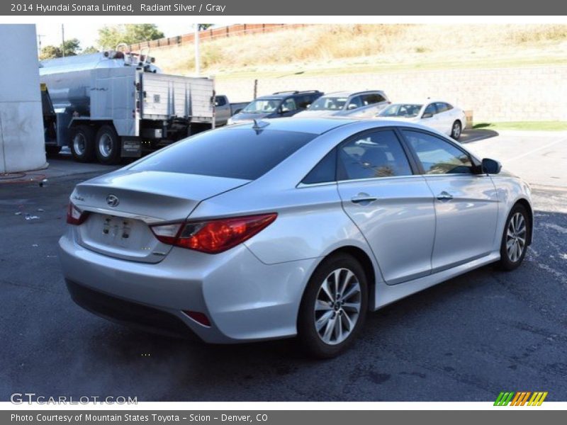 Radiant Silver / Gray 2014 Hyundai Sonata Limited