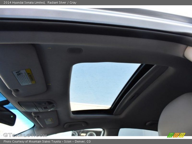 Radiant Silver / Gray 2014 Hyundai Sonata Limited