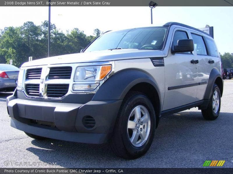 Bright Silver Metallic / Dark Slate Gray 2008 Dodge Nitro SXT