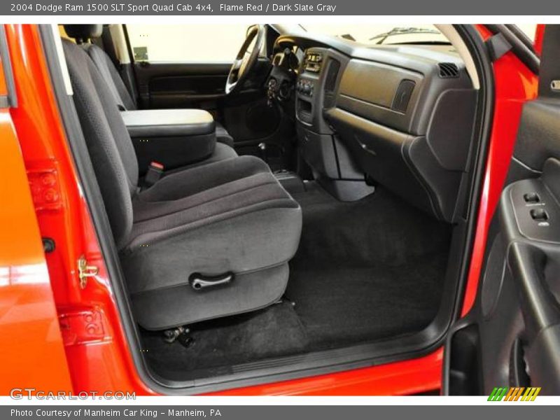 Flame Red / Dark Slate Gray 2004 Dodge Ram 1500 SLT Sport Quad Cab 4x4