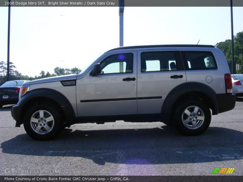 Bright Silver Metallic / Dark Slate Gray 2008 Dodge Nitro SXT