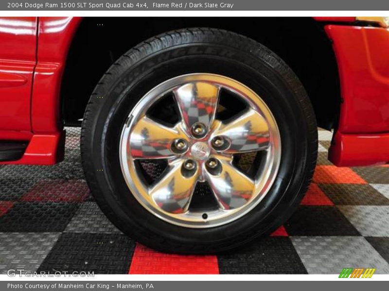 Flame Red / Dark Slate Gray 2004 Dodge Ram 1500 SLT Sport Quad Cab 4x4
