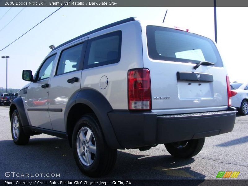 Bright Silver Metallic / Dark Slate Gray 2008 Dodge Nitro SXT