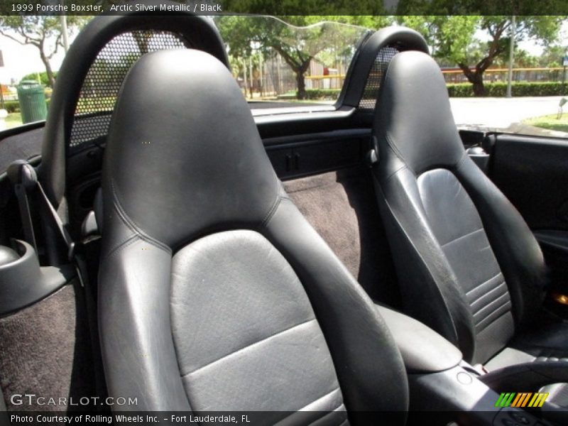 Arctic Silver Metallic / Black 1999 Porsche Boxster