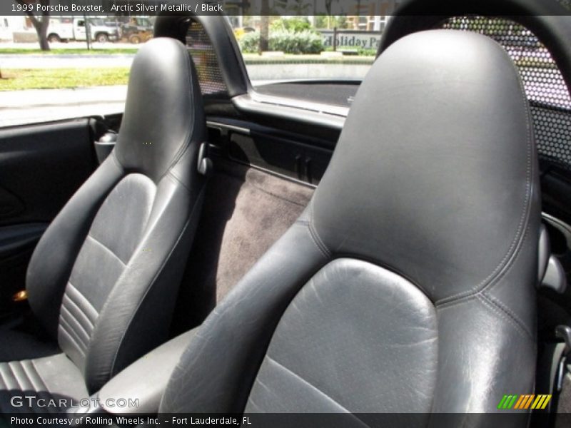 Arctic Silver Metallic / Black 1999 Porsche Boxster