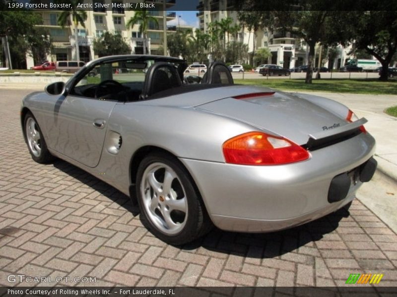 Arctic Silver Metallic / Black 1999 Porsche Boxster