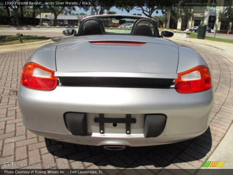 Arctic Silver Metallic / Black 1999 Porsche Boxster