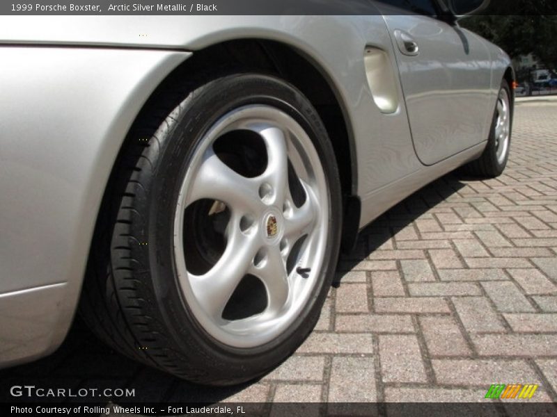 Arctic Silver Metallic / Black 1999 Porsche Boxster