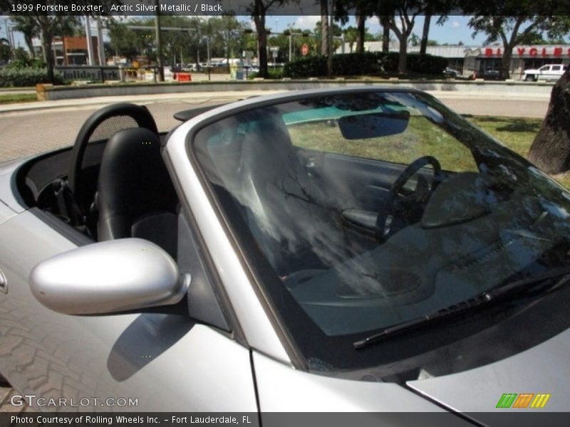 Arctic Silver Metallic / Black 1999 Porsche Boxster