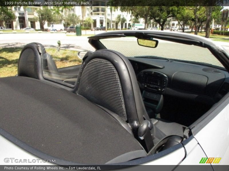 Arctic Silver Metallic / Black 1999 Porsche Boxster