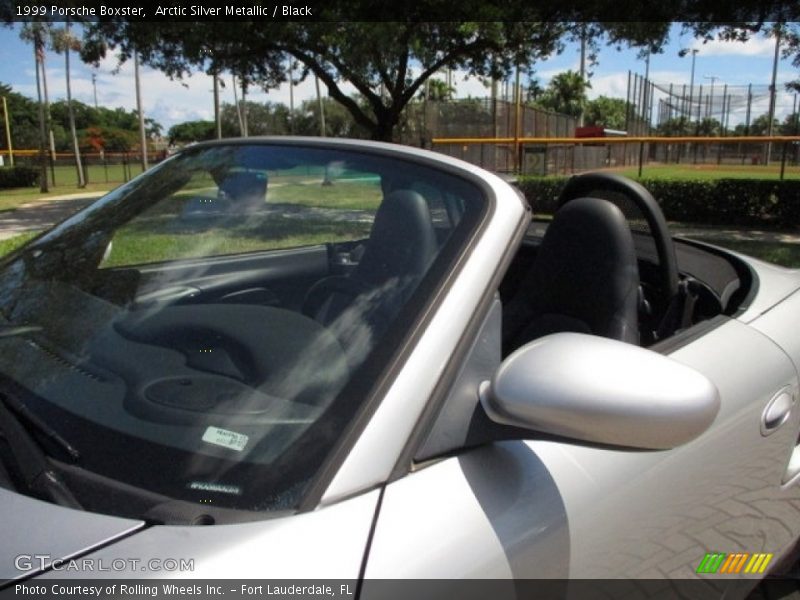 Arctic Silver Metallic / Black 1999 Porsche Boxster
