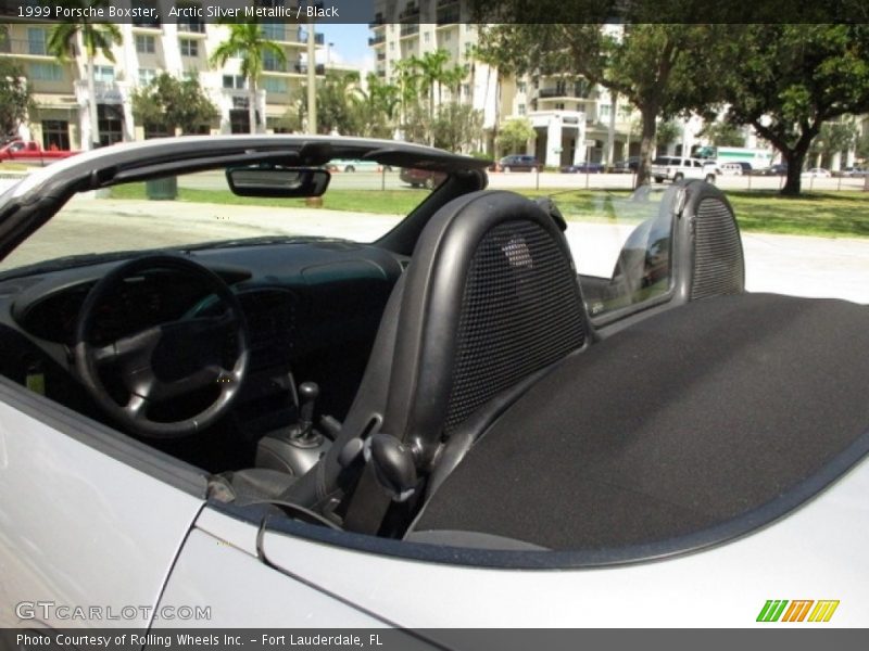 Arctic Silver Metallic / Black 1999 Porsche Boxster