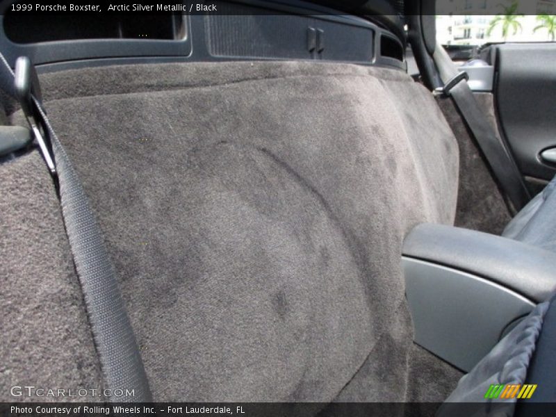 Arctic Silver Metallic / Black 1999 Porsche Boxster