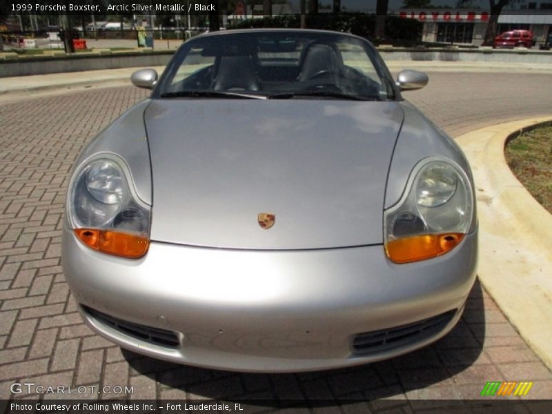 Arctic Silver Metallic / Black 1999 Porsche Boxster