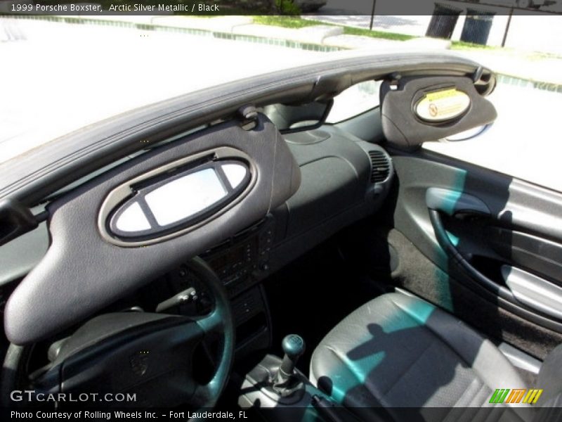 Arctic Silver Metallic / Black 1999 Porsche Boxster