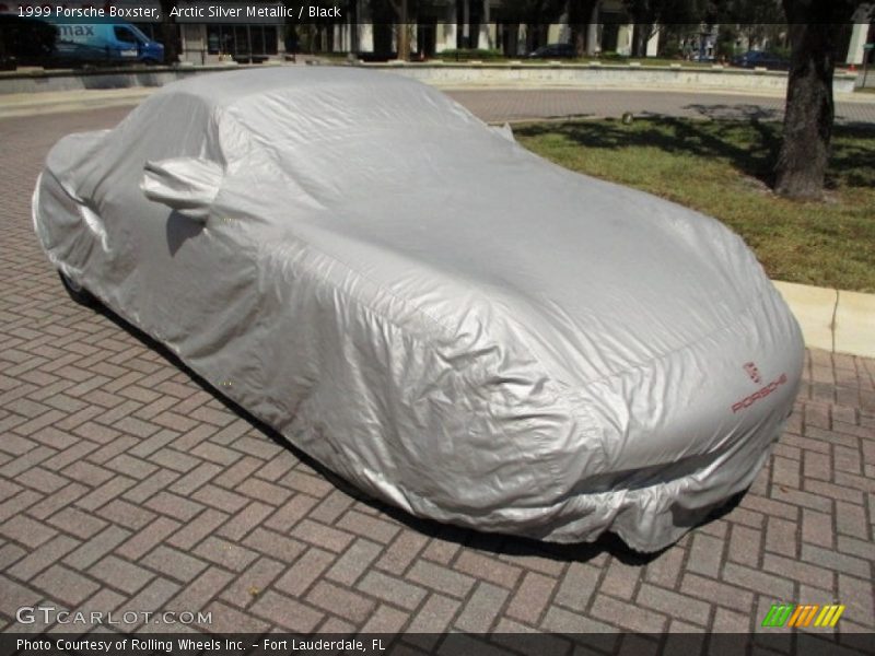 Arctic Silver Metallic / Black 1999 Porsche Boxster